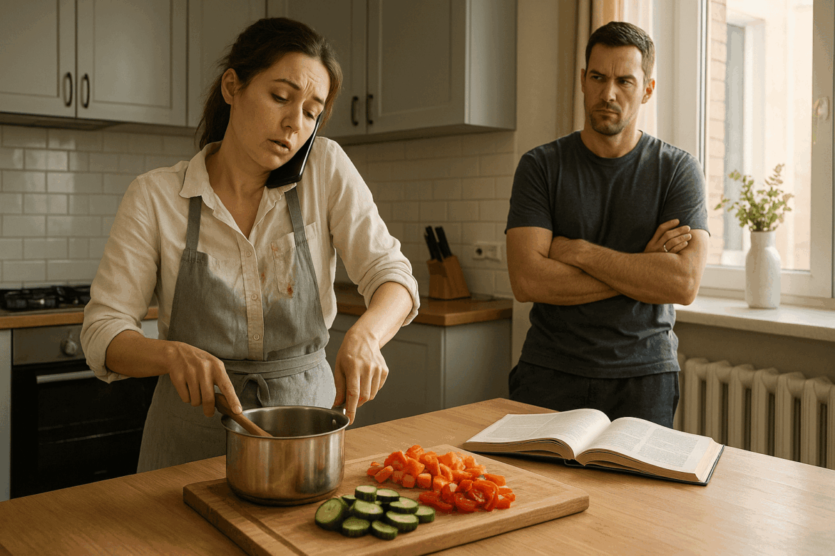 Иллюстрация к рассказу: Когда семья трещит по швам