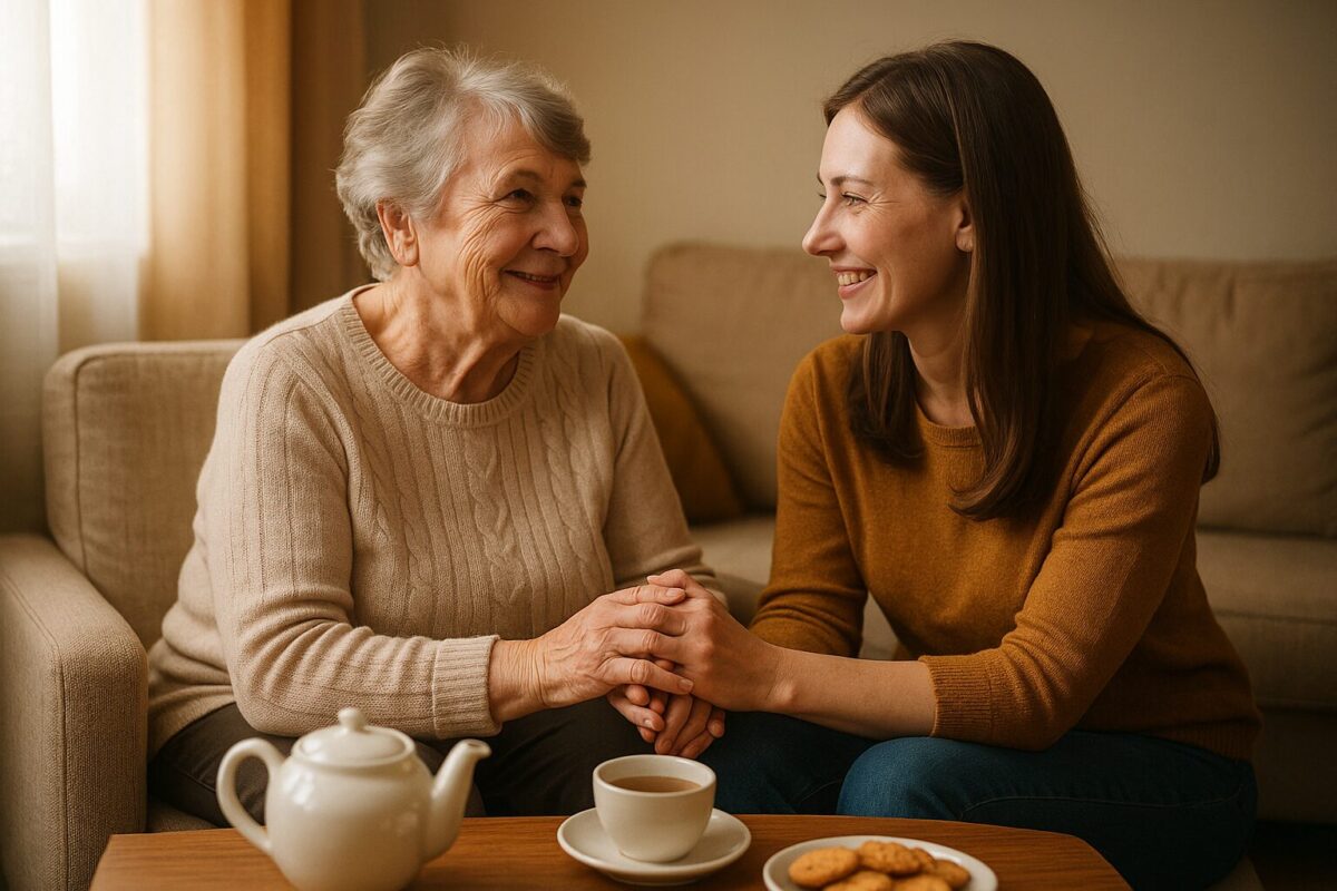 Тепло, которое может дать только настоящая мама.