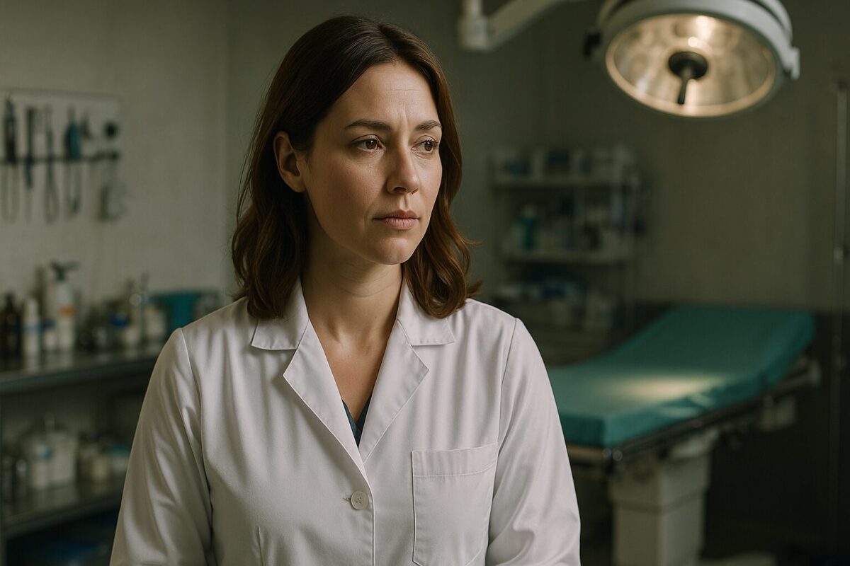 Женщина-ветеринар в белом халате в клинике — история о новом начале после предательства мужа