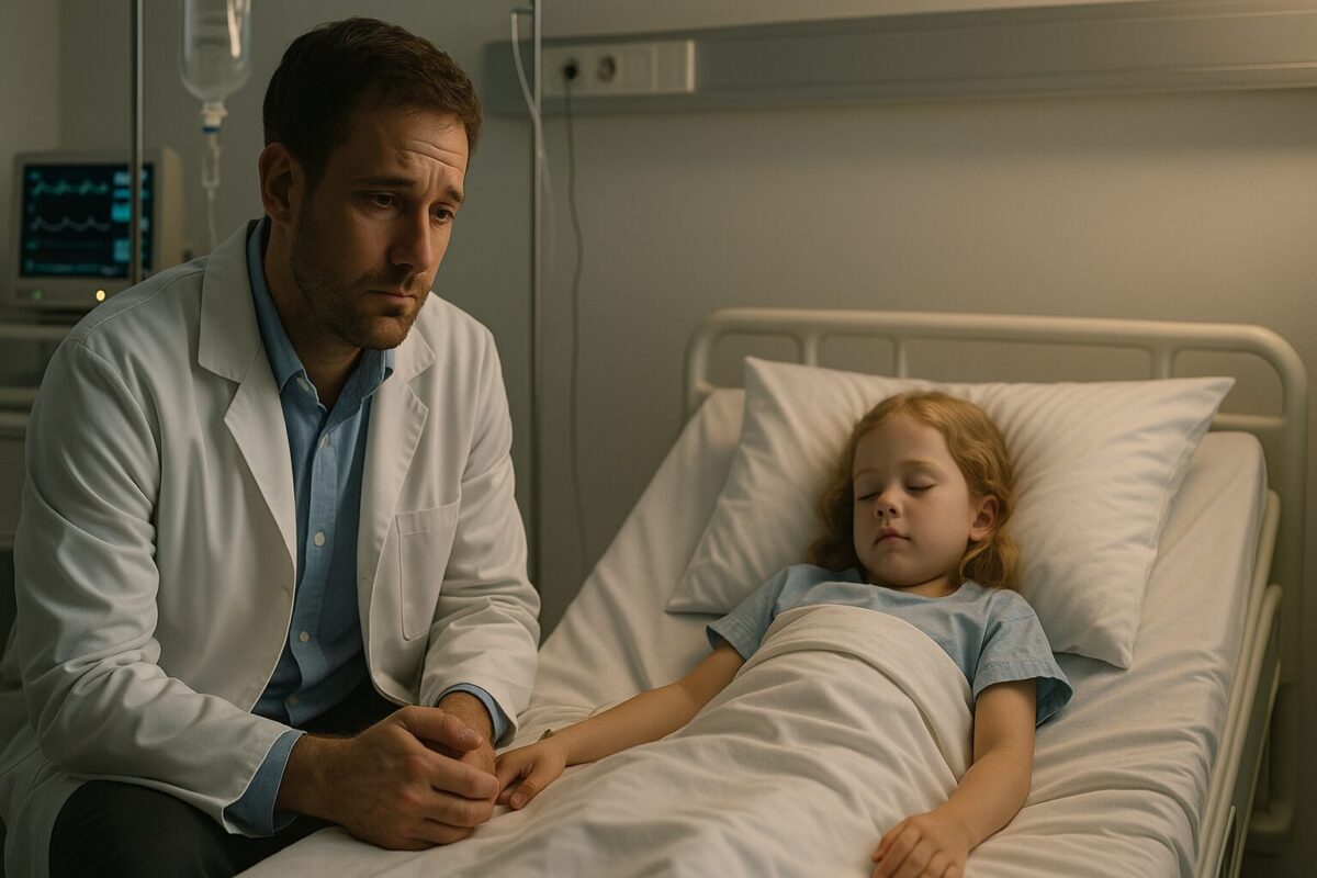 Врач с больной дочерью в больнице. Жена бросила семью. История спасения