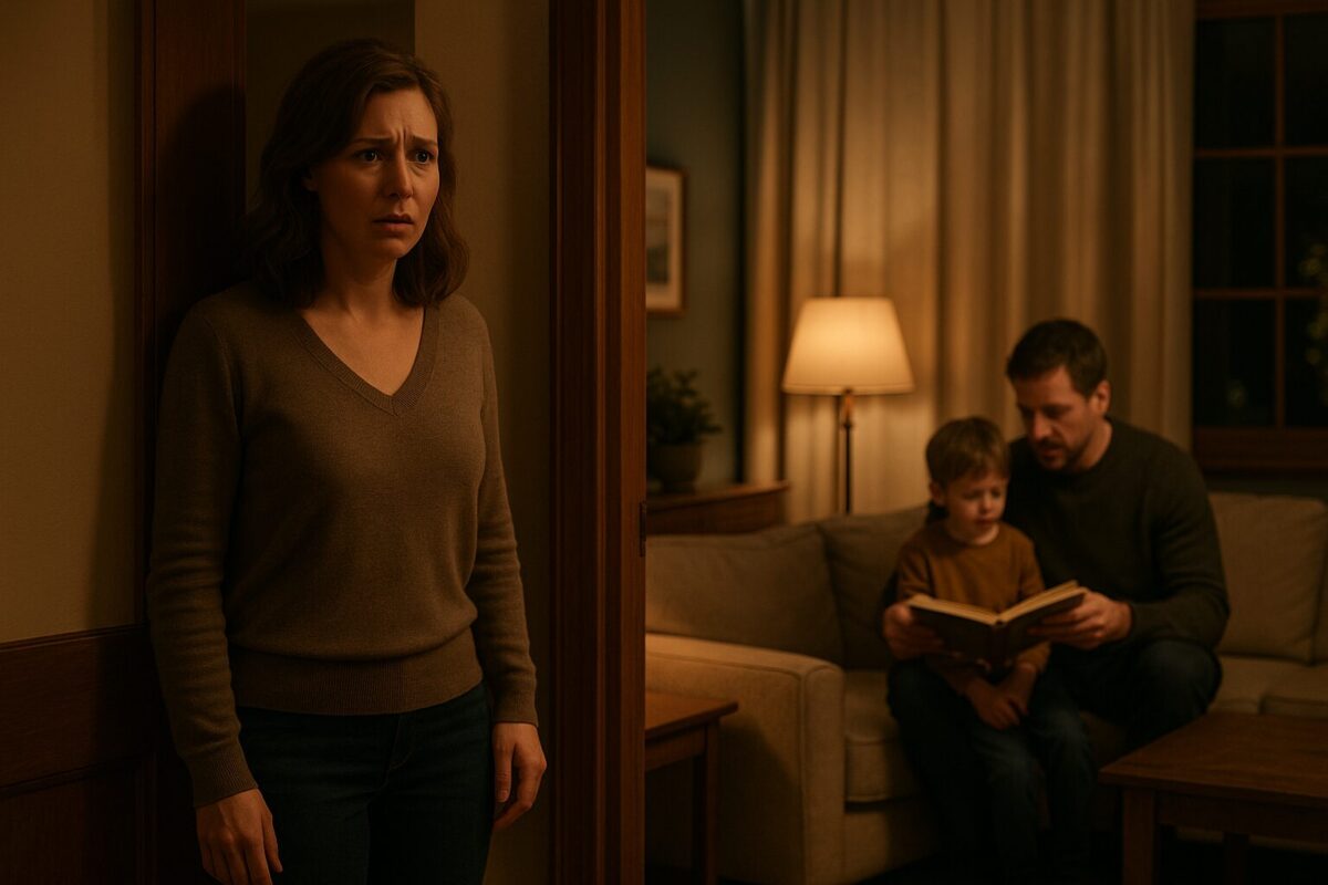 Муж привёл чужого ребёнка — жена в шоке застаёт их в гостиной, вечер