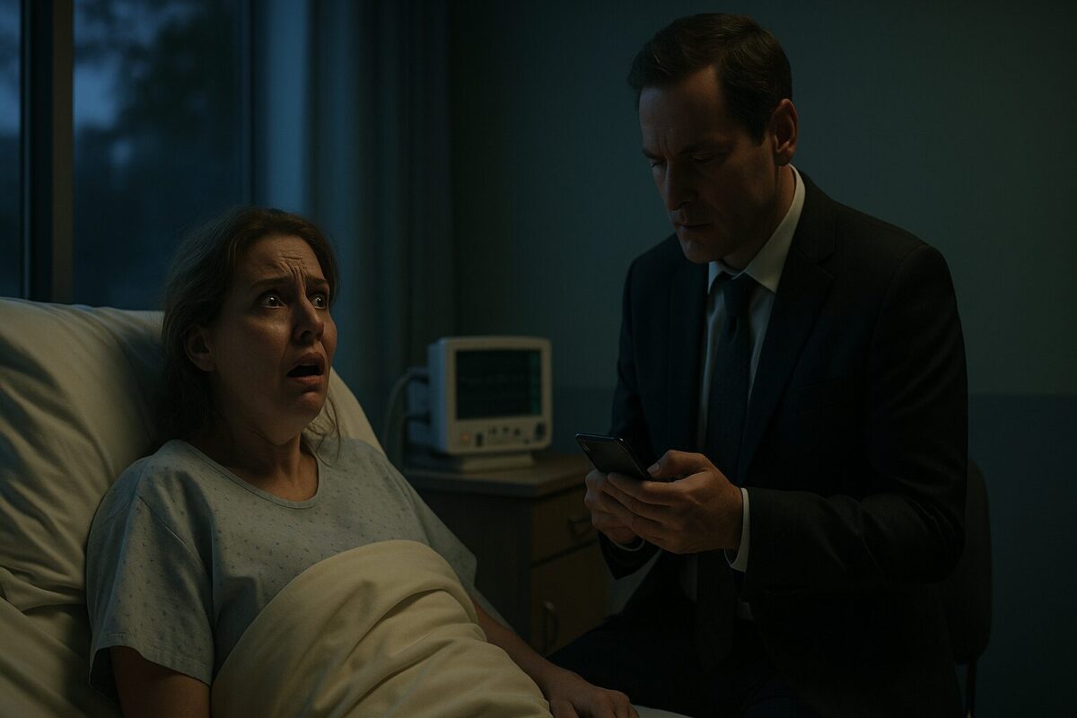 Муж хочет убить жену — больничная палата, страх пациентки