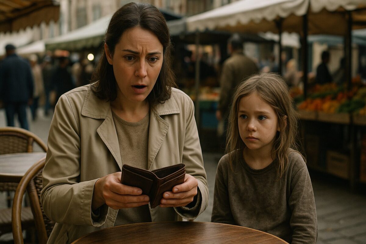 Муж скрывает дочь, жена находит фотографию в кафе на рынке