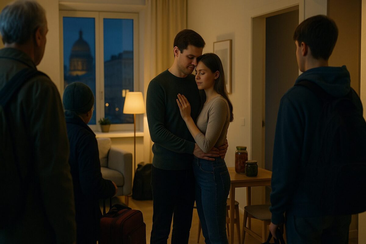 Семейный конфликт молодая пара защищает личные границы