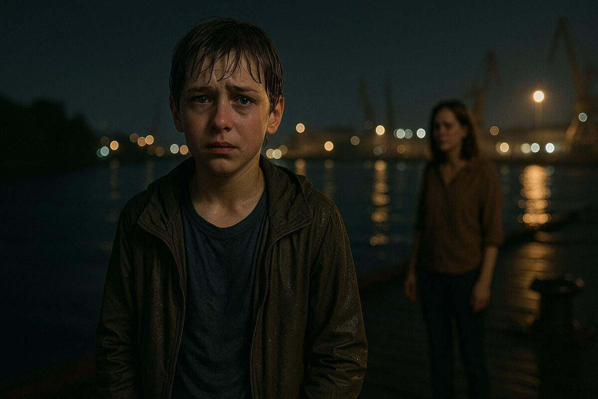 Мальчик сбежал из дома ночью на причал портового района