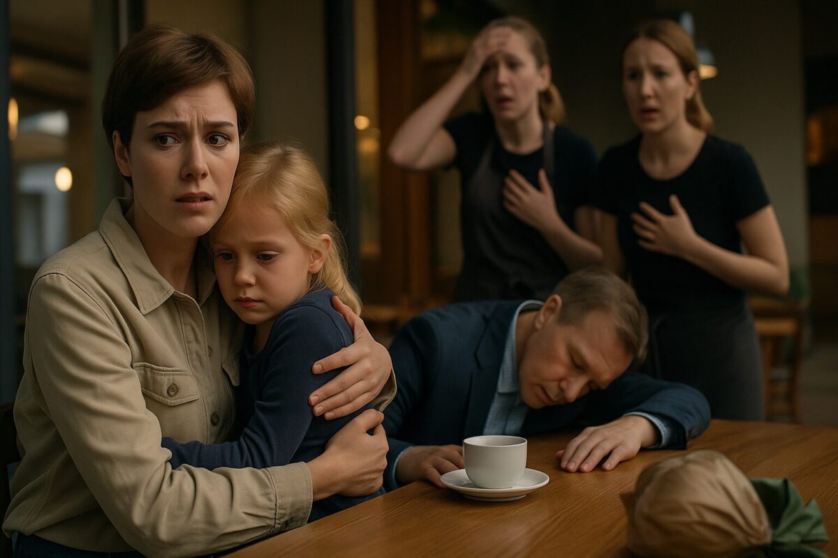 Женщина спасла мужчину с диабетом в кафе, рядом маленькая дочь