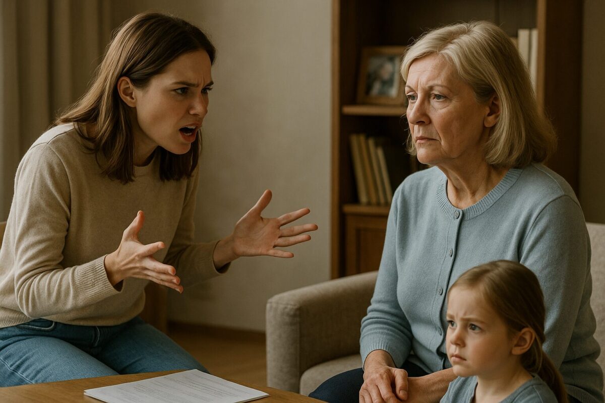 Не смей меня обвинять — мать и дочь выясняют отношения из-за отказа от ребёнка в роддоме