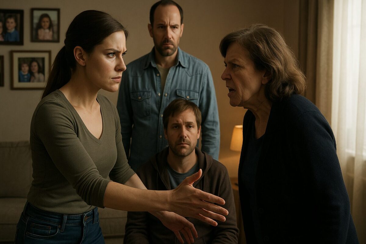 Невестка твёрдо отстаивает интересы семьи перед манипулятивной свекровью