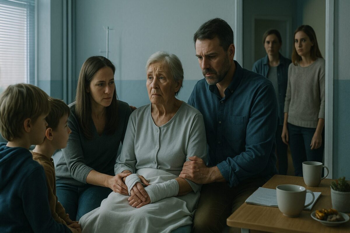 Мать в больнице с детьми и старшим сыном: момент правды и боли