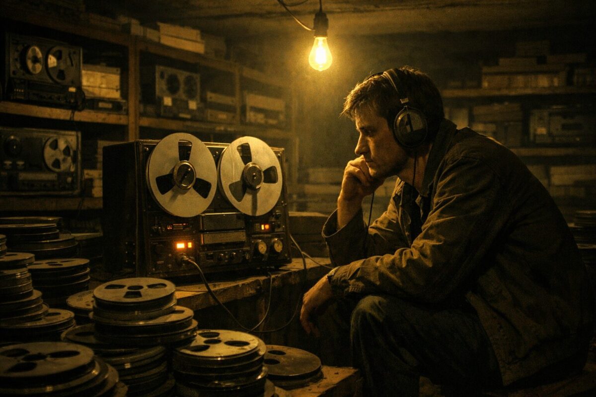 Ночное дежурство в Доме радио. Старая катушка без маркировки. Женский голос: «Меня убьют через пять минут. Запомните имя — Андрей Громов». Имя его отца. Читать онлайн.