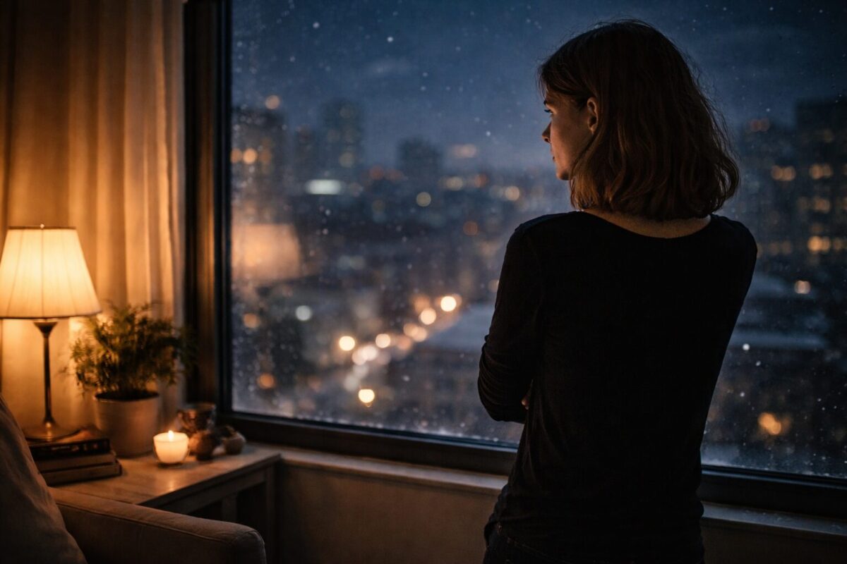 Марина пришла попрощаться: «Ты могла бы просто прийти и сказать — я твоя сестра». За окном пошёл первый снег.