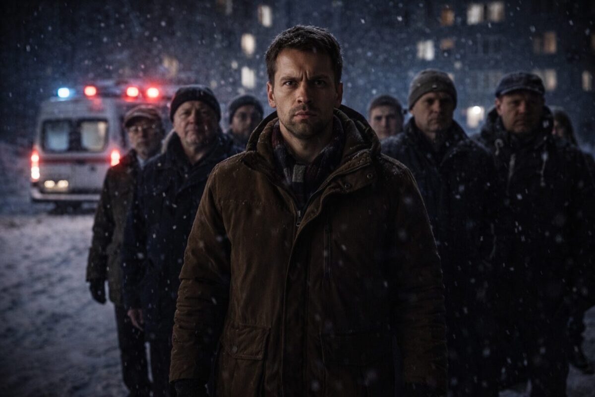 Мужчины двора встают вместе, защищая семью и право на помощь