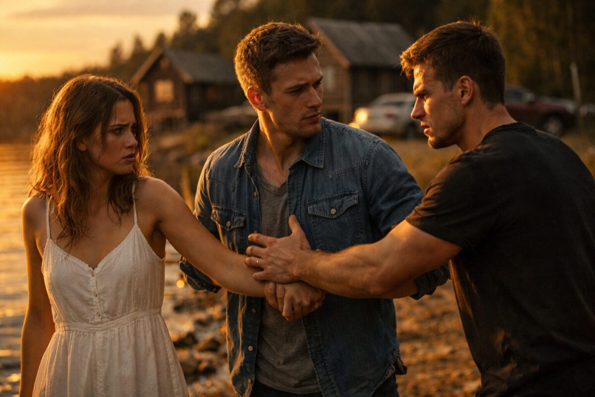 Девушка у озера и конфликт с женихом перед свадьбой