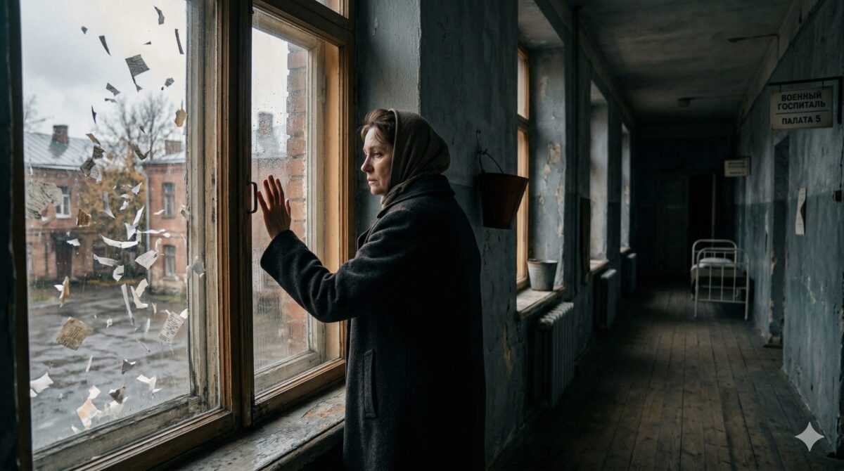Женщина стоит у окна в госпитальном коридоре — трогательный рассказ о любви и верности на войне