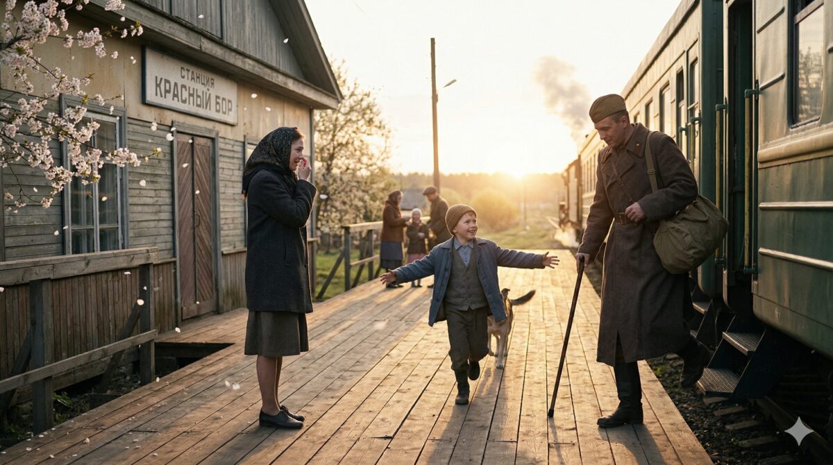 Возвращение солдата домой на станцию — трогательный рассказ о войне главами, семейная история о любви и верности