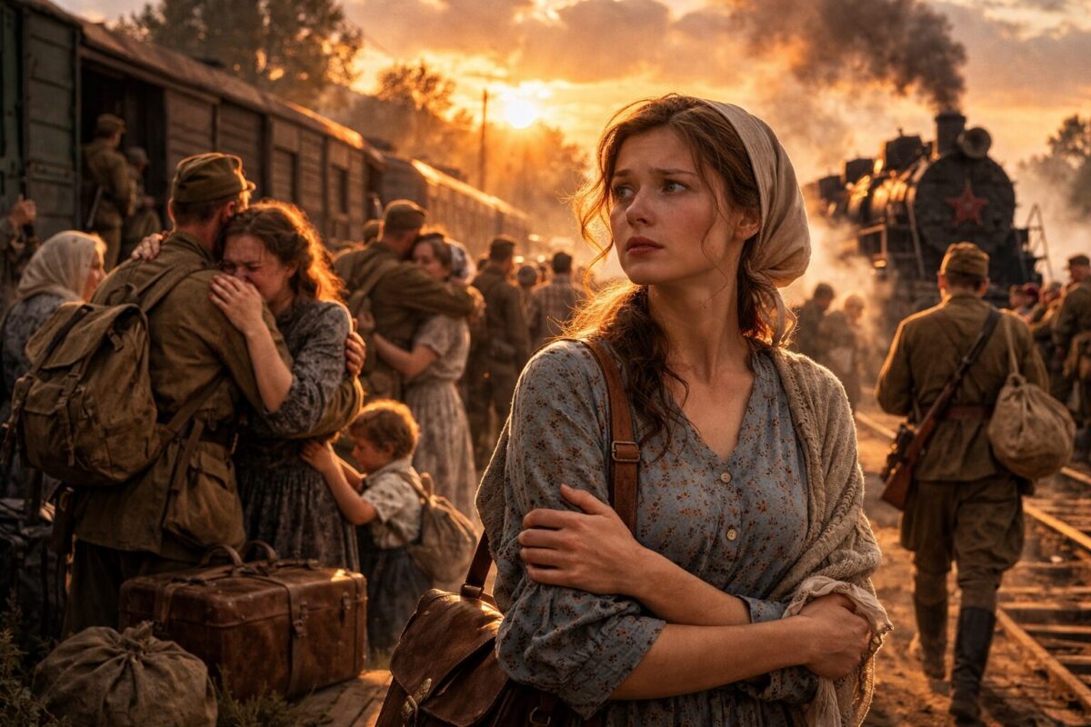 Нина на вокзале среди проводов на фронт — женская история рассказ