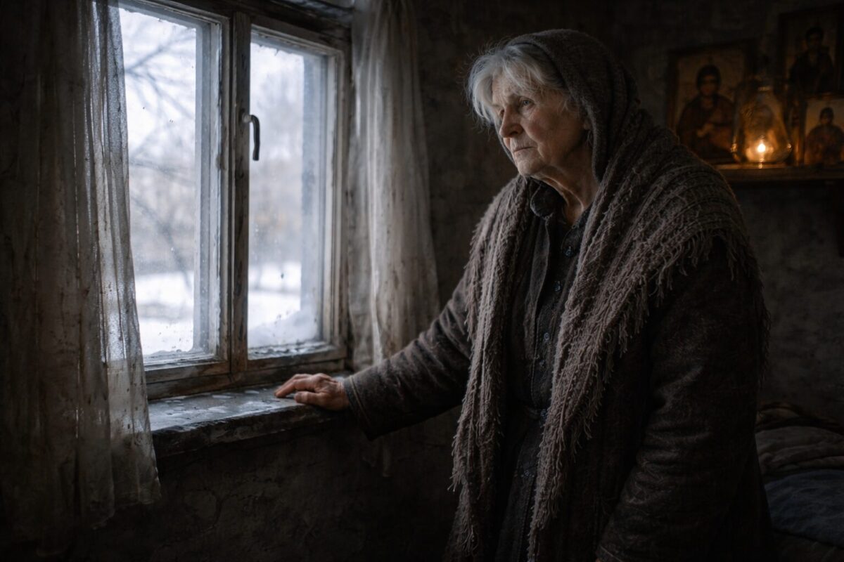 ожилая женщина у окна после болезни — семейная драма и тихое прозрение