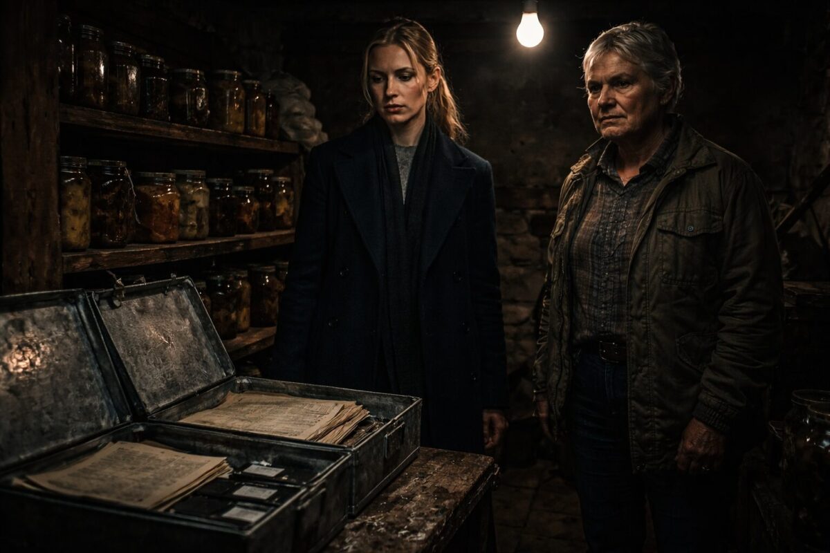 Женщина находит черную бухгалтерию в погребе с банками солений