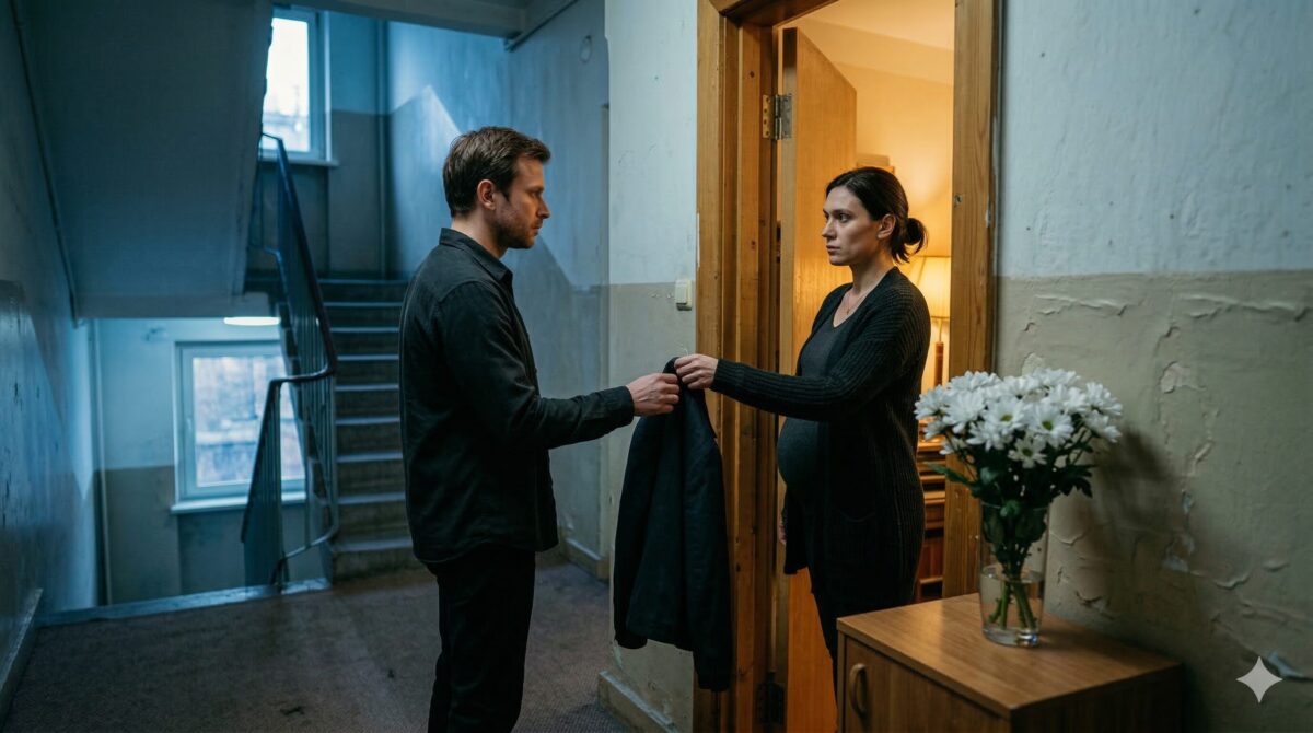 Беременная женщина возвращает куртку бывшему мужчине, сильная женщина рассказ