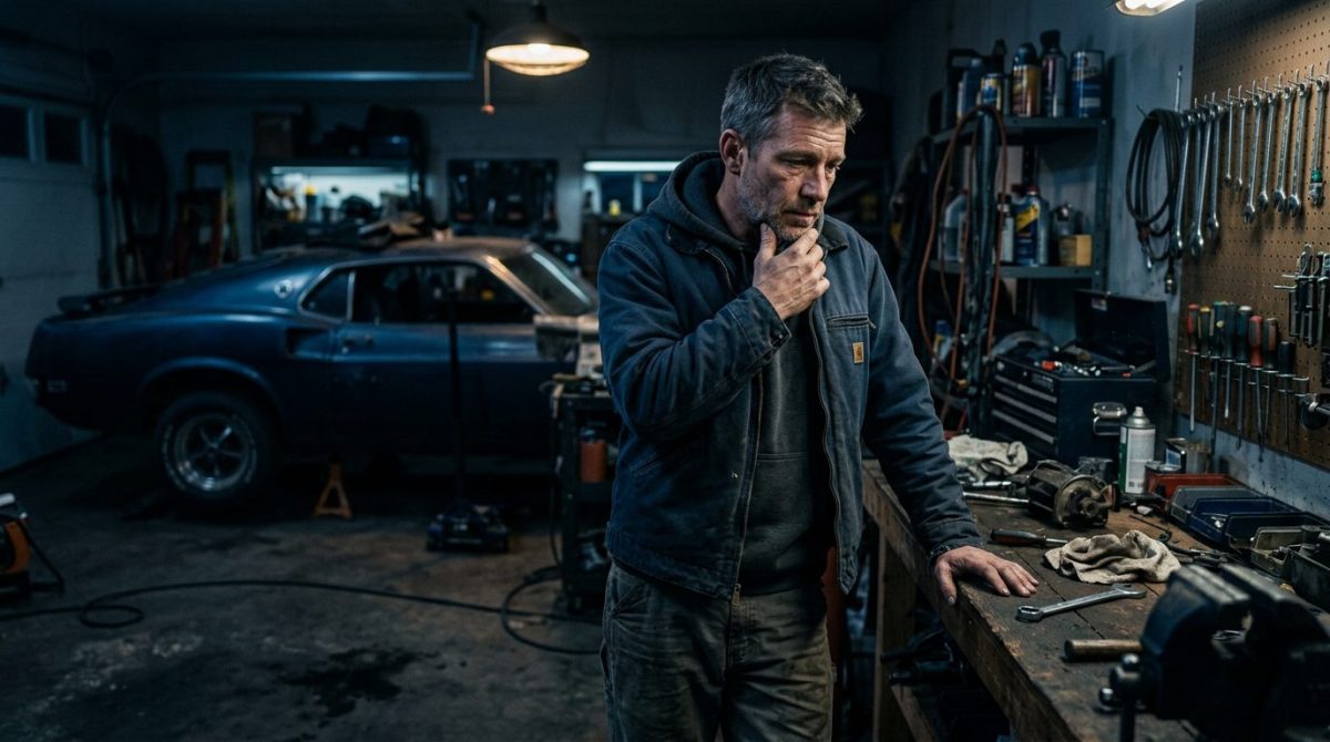 Максим в своём автосервисе — момент раздумий о семье и жизни, семейный конфликт