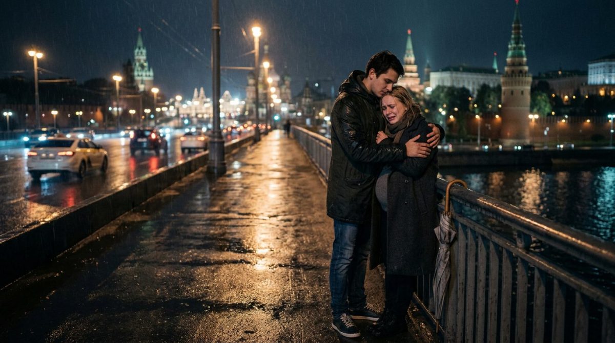 Молодой человек спасает беременную девушку на мосту под дождем, семейная драма рассказ.