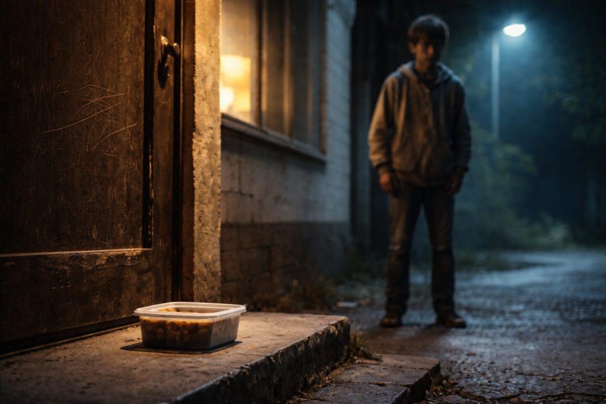 Ночной вход в заброшенный ресторан